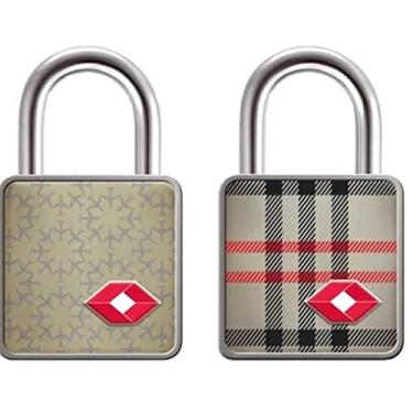 Imagem de Papaiz, Cadeado TSA 2 Cadeados mesma chave