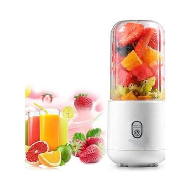Imagem de Liquidificador portátil  450 mL Com USB branco - XH