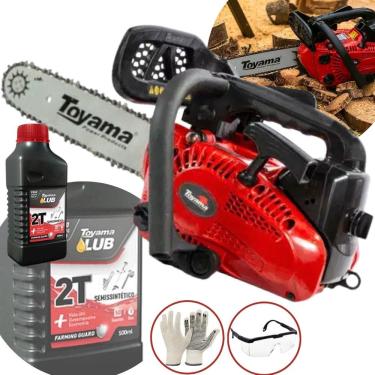 Imagem de Moto Serra 2T a Gasolina Vulcan Trent VSL250 25,4CC Sabre Ponta Rolante 12" Pol. Corrente 3/8 X 1,3mm