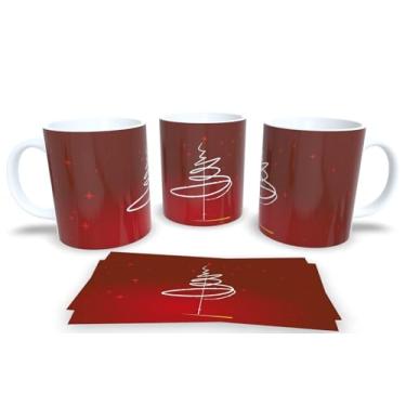Imagem de Canecas de Porcelana Branca Personalizadas Arvore de Natal (Mod.18)
