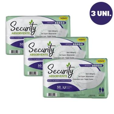 Imagem de Kit com 3 Absorvente Geriátrico Pós Parto E Operatório Security Com 15