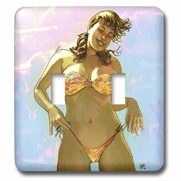 Imagem de 3dRose lsp_54374_2"Biquíni de praia sexy menina - interruptor duplo