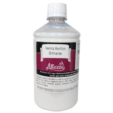 Imagem de Verniz Acrílico Brilhante Artesanato 500ml Altezza (Biscuit, Mdf, Gesso, Faiança, Telas)