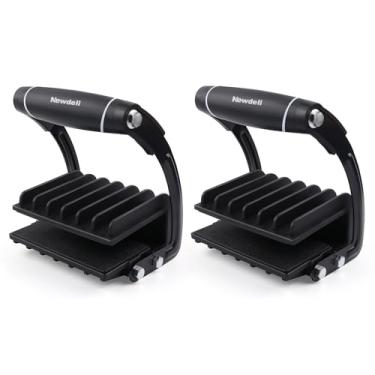 Imagem de Newdeli Suporte de madeira compensada, pacote com 2, ferramenta profissional de transporte de drywall, ferramenta de elevação de madeira compensada para madeira, placa de cimento sintético, placa de