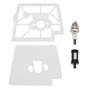 Imagem de Create idea 1 conjunto de kit de filtro de combustível de ar com filtro de ar de gasolina vela de ignição 41191410300 41191201600 00003503500 compatível com Stihl FS160 FS180 FS220 FS280