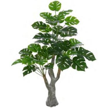 Imagem de Planta Árvore Artificial Costela de Adão Real Toque Verde 1,20m - FLOR