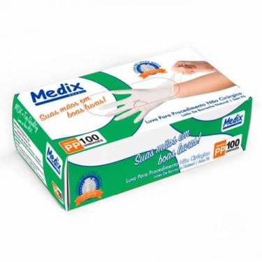Imagem de Luva latex sem talco p c/100 und medix - Supermax