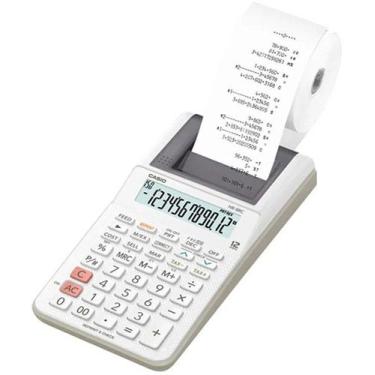 Imagem de Calculadora com Bobina HR-8RC (12 Digitos) - Branco - Casio
