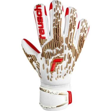 Imagem de Luva de Goleiro Reusch Attrakt  Freegel Silver, 9, Branco