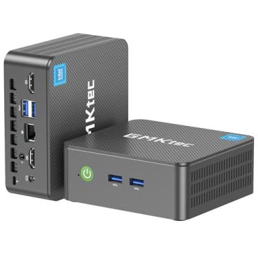 Imagem de GMKtec Mini PC, Intel N100 Windows 11 Pro (3,4GHz), 16GB DDR4 1TB PCIe M.2 NVMe SSD, Computador Desktop 4K Dual HDMI Display/4x USB3.2/WiFi 6/BT5.2/RJ45 Ethernet Nucbox G3