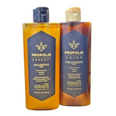Imagem de Kit Kerasys Propolis Energy Shampoo 180ml + Tratamento de Brilho 180ml