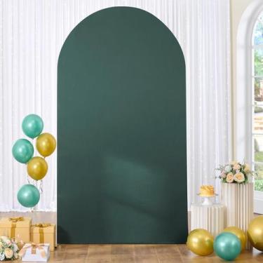 Imagem de Capa de Arco NSSONBEN 8 Pés - Verde Caça - Sem Rugas