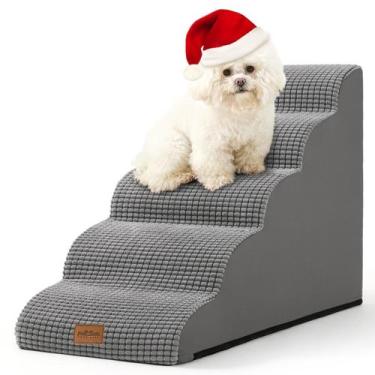 Imagem de Escada para Cachorro COZY KISS - Para Cama Alta com Capa Impermeável C