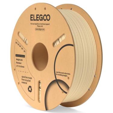Imagem de Filamento PLA 1,75mm Bege 1kg - ELEGOO para Impressora 3D