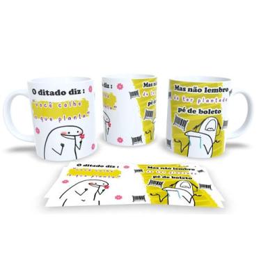 Imagem de Caneca de Porcelana Personalizada Flork Frases Engraçadas, Divertidas 