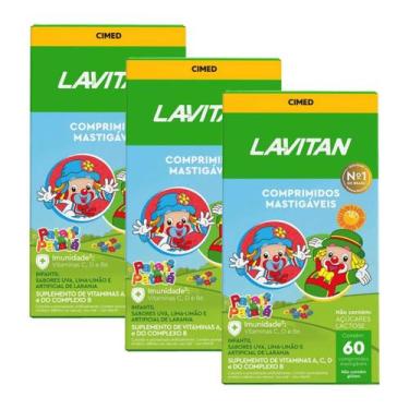 Imagem de Kit 3 und Lavitan Kids 60 cpr - CIMED