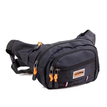 Imagem de Pochete Bolsa Entregador Grande De Nylon Ajustável E Leve - Use Young,