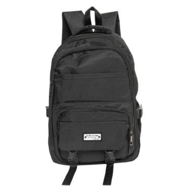 Imagem de Mochila Escolar Universitária Porta Notebook Bauarte, Preto