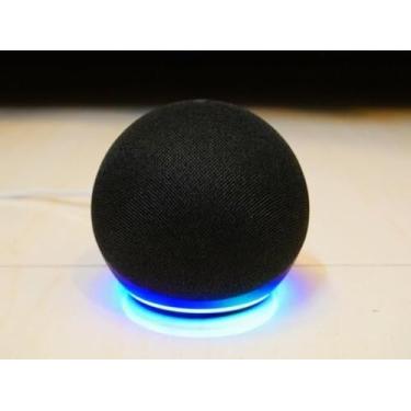 Imagem de Caixa de Som Inteligente com Assistente Virtual Alexa - Echo Dot 5ª Geração, Controle por Voz e Conectividade Wi-Fi