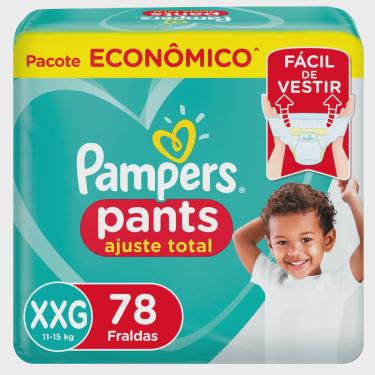 Imagem de Fralda Pampers Pants Max Ajuste Total Xxg Com 78 Unidades
