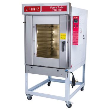 Imagem de Forno Turbo á Gas 8 Assadeiras Ftg240 G. Paniz Forno Epóxi Bivolt