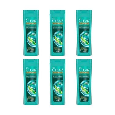Imagem de Shampoo Clear 200Ml Detox Diario-Kit C/6Un