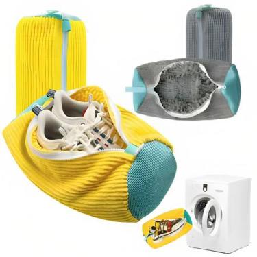 Imagem de Saco De Lavagem De Sapato Para Máquina De Lavar, Saco De Lavanderia De