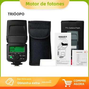 Imagem de Câmera De Sincronização De Alta Velocidade Speedlite Flash TRIOPO TR-3