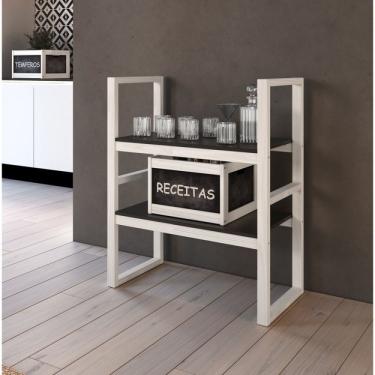 Imagem de Estante Baixa Aspen Artemobili Preto/natural