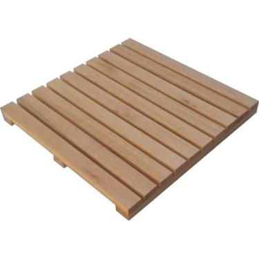 Imagem de Deck De Madeira Modular 50x50 cm Com Pintura Neonx, Osmocolor Transpar