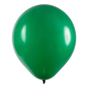 Imagem de Balão de Festa Redondo Profissional Látex Liso - Verde - Art-Latex - R