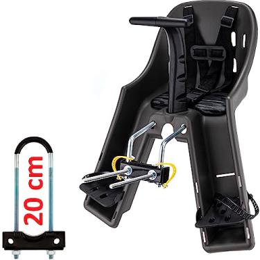 Imagem de Cadeirinha Dianteira Baby Bike Kalf (Grafite/Preto)