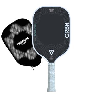 Imagem de Raquete CRBN TruFoam Genesis Pickleball – Pá de Pickleball de fibra de carbono – Primeira raquete de desempenho 100% de espuma (alongada com cabo longo)
