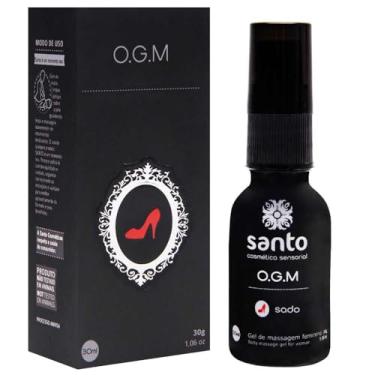 Imagem de O.G.M Linha Sado Excitante Feminino 30g Santo Gel Potencializador de Sensações com Efeito de Aquecimento Sexshop Vegano