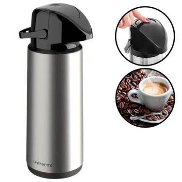 Imagem de Garrafa Térmica para Café Chá Tereré Chimarrão Verona em Inox - Uniter