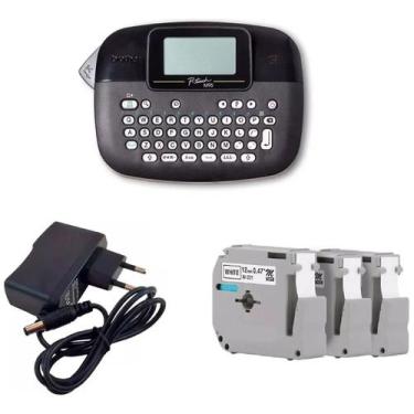 Imagem de Rotulador brother pt-m95bk + 03 fitas + fonte