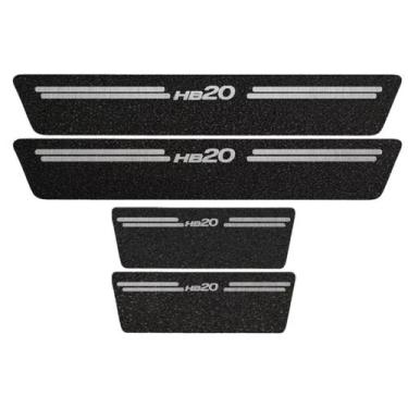 Imagem de Kit Soleira Protetora Porta Premium Aço PVC - HB20 - Jhow Adesivos