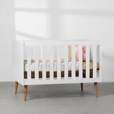 Imagem de Berço Mini Cama Isis  Branco Fosco - Abra Casa