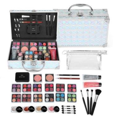 Imagem de Estojo de maquiagem Anpro All-In-One com conjunto de maquiagem Pro Tee
