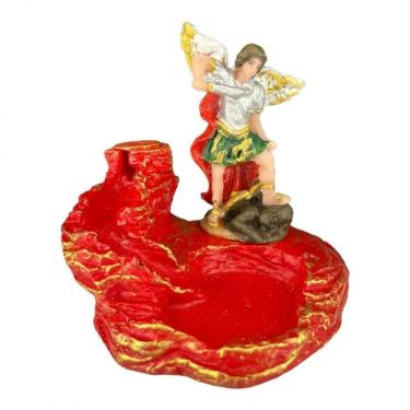 Imagem de Incensário Cascata Católico Em Resina - Escolha O Seu Santo