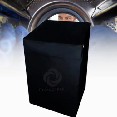 Imagem de CAPA PARA MÁQUINA DE LAVAR PANASONIC 18KG IMPERMEÁVEL (PRETO)