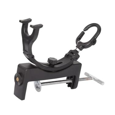 Imagem de oshhni Suporte para varas de pesca, suporte para vara de pesca, para barco, doca, canoa, equipamento, ajustável em 360°, nylon, portátil para varas