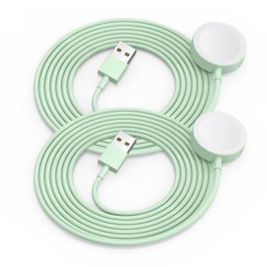 Imagem de Carregador para Apple Watch Amasuki Green, pacote com 2 unidades USB m