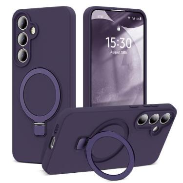 Imagem de Capa de telefone SKYLMW para Samsung Galaxy S24 Plus Silicone Roxa