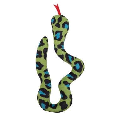 Imagem de Pssopp Brinquedo de Cobra de Catnip de Gato, Brinquedo de Mastigação Interativa de Pelúcia Com Catnip para Gatos de Dentes de Gato e Limpeza (Verde)