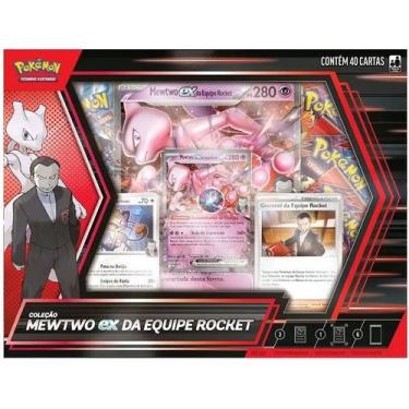 Imagem de Box Pokemon Mewtwo EX Equipe Rocket Copag