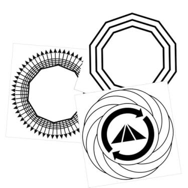 Imagem de Kit Placa Gráficos Prosperidade Vida Financeira Gráficos Radiestesia Radiônica Harmonizar Energias Atrair Abundância