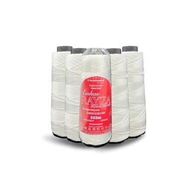 Imagem de Linha Rayza Amigurumi - Ideal para Crochê e Amigurumi - Tex 288 - Cor 001 Branco Optico (5, Branco)