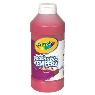 Imagem de Crayola Artista II Washable Tempera Paint 16oz Red