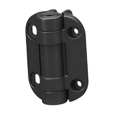 Imagem de Fenteer Dobradiças de porta de cerca, grades de madeira, acessórios de dobradiça, tensão ajustável, substituição de dobradiças de portão de cerca para loja,